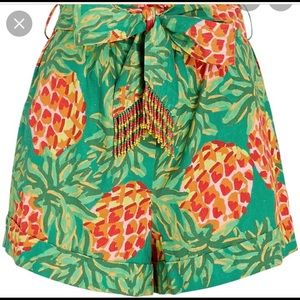 FARM Rio Pineapple Galore Paperbag Shorts